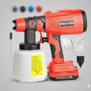 Cordless Spray Paint Machine – Wireless High-Pressure Battery Paint Sprayer