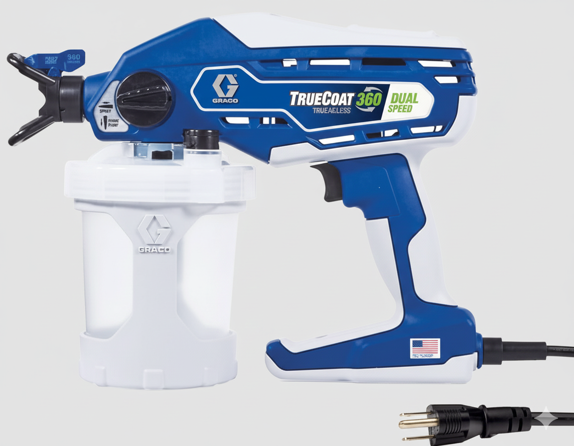 Graco TrueCoat 360 Dual Speed Airless Paint Sprayer